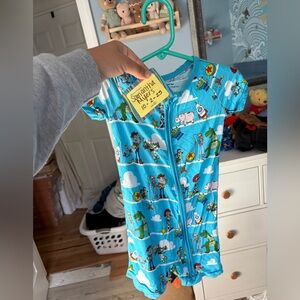 Little Sleepies Blue Toy Story Bodysuit
